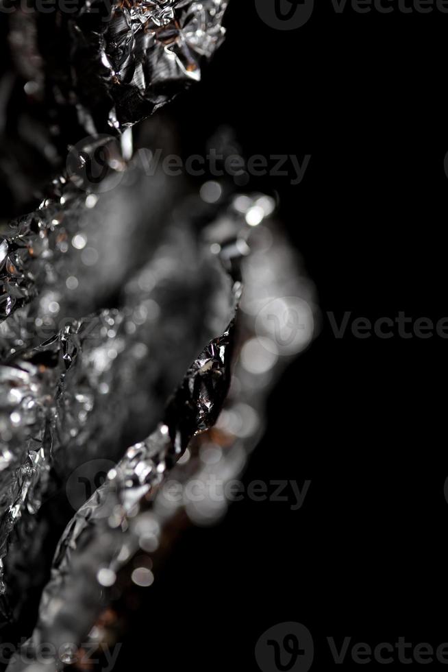 Aluminum foliage abstracts pictures close up modern background high quality big size print photo