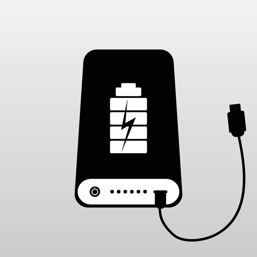 powerbank icon vector