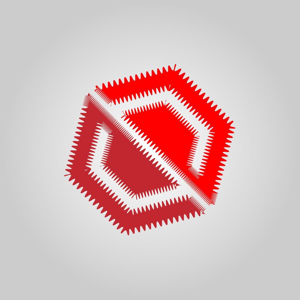 vector de logotipo hexagonal