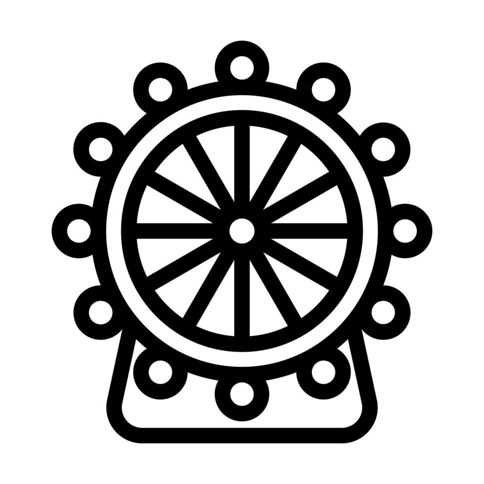 London Eye Icon Design vector