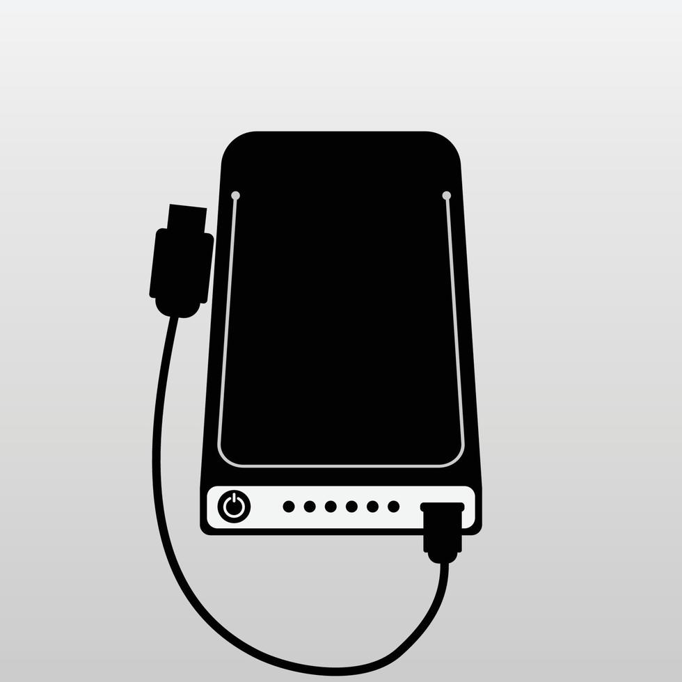 powerbank icon vector