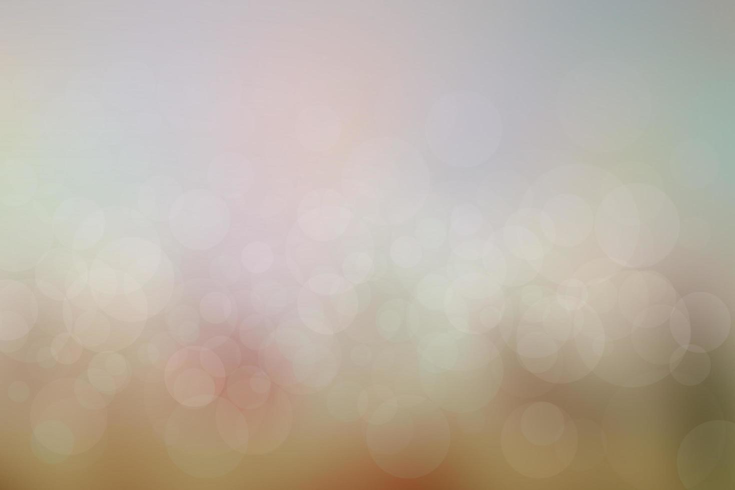 Blur circle bokeh green leaf background. Blurry yellow leaves rays light flare nature backdrop. photo