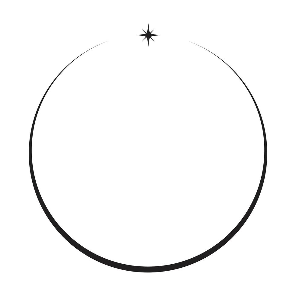 Crescent icon design. Bohemian icon design vector