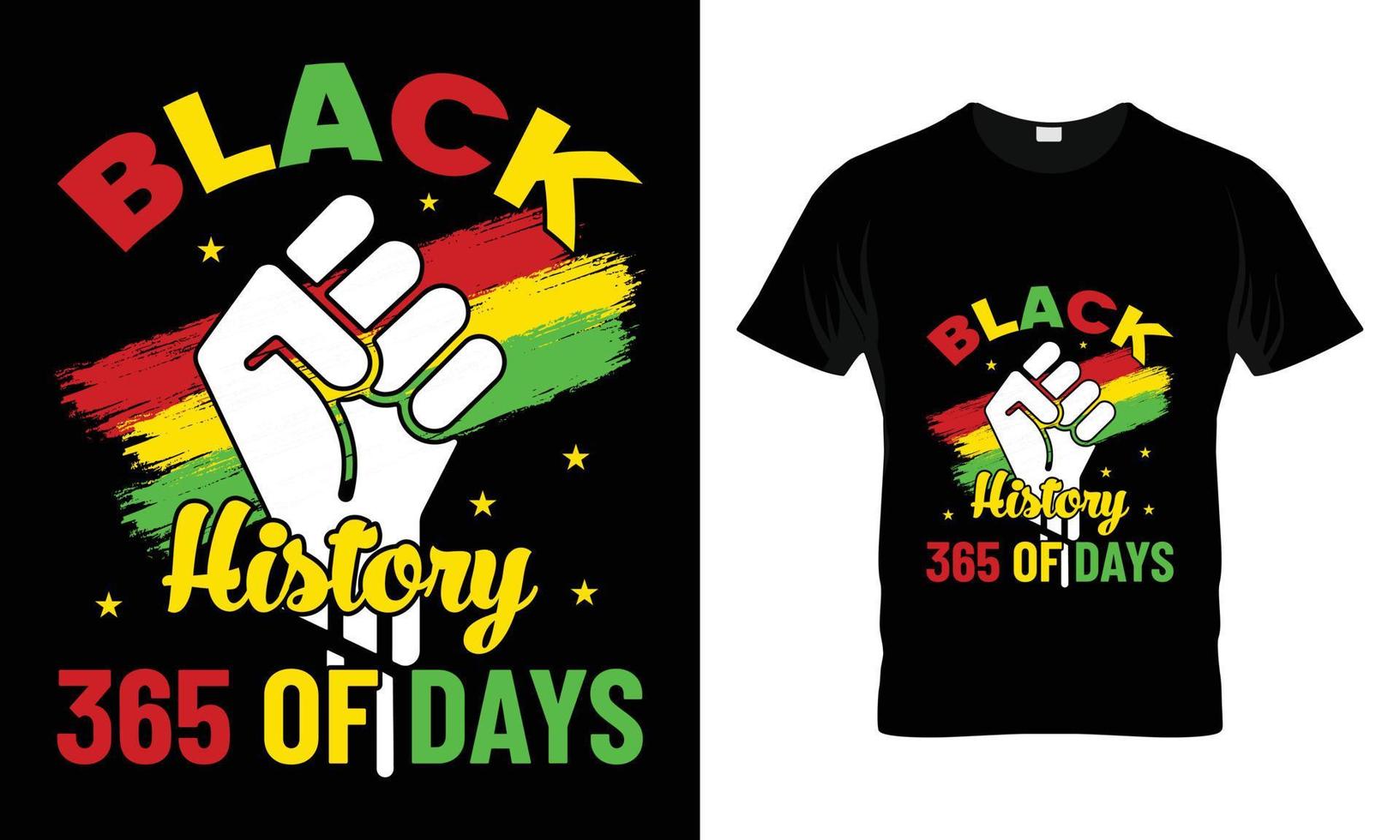 Black History 365 of days vector