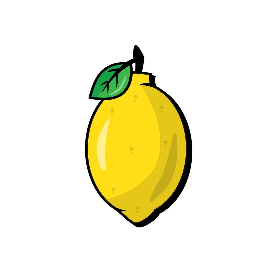 fresh lemon fruit vector design. fruit plants that are rich in vitamin c and grow in the tropics