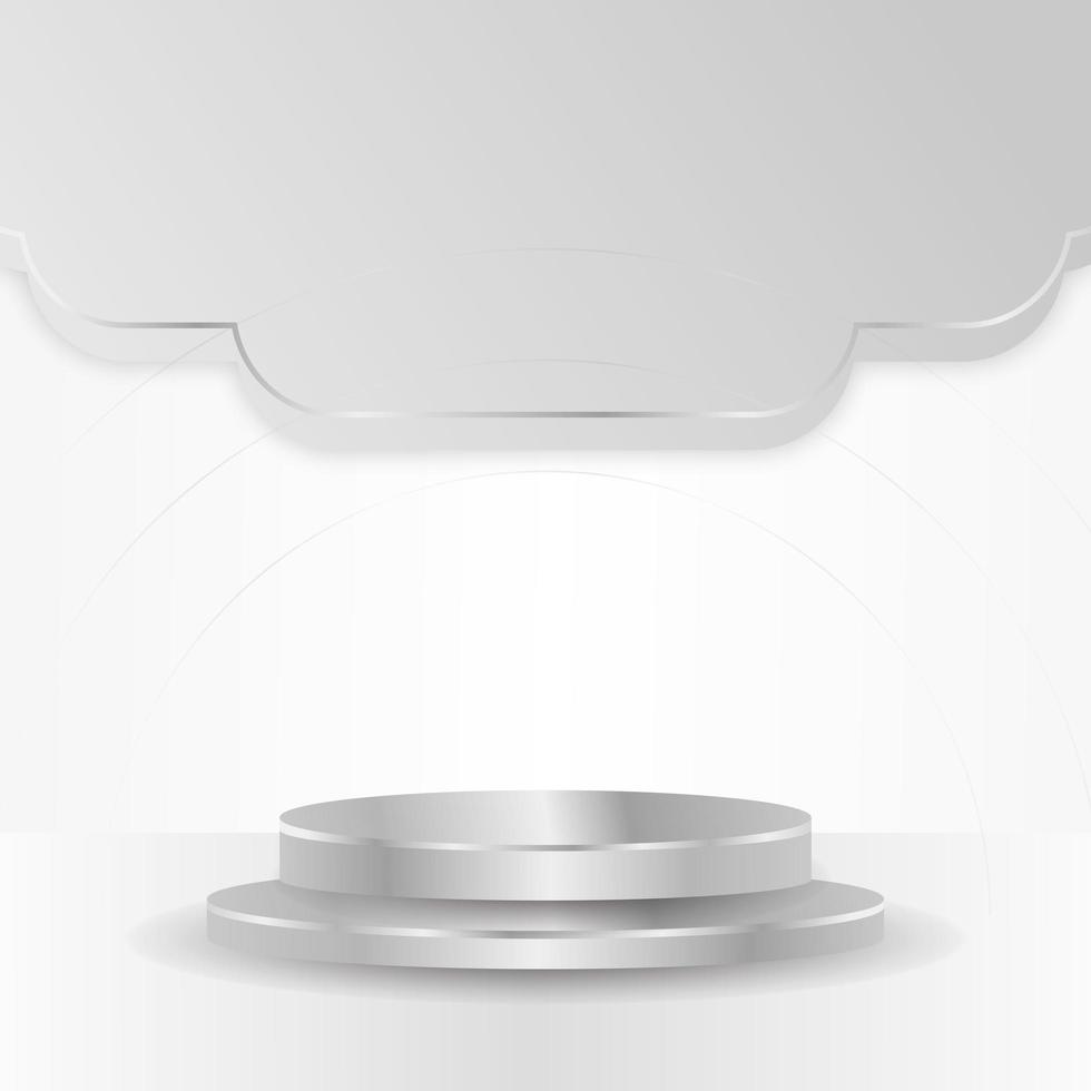 Set of elegant design backgrounds with attractive color podiums, vector design for marketing or sales promotion. photo