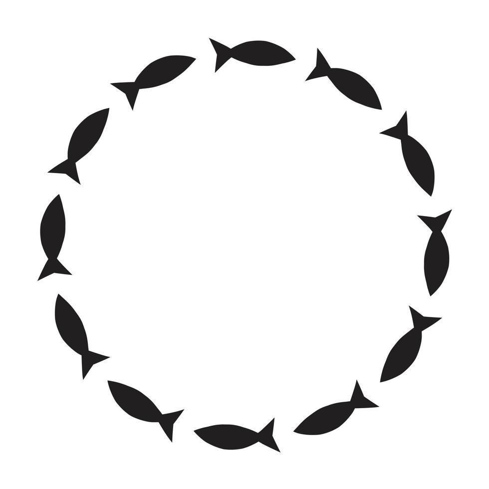 Fish icon. Flat fishes icon. vector