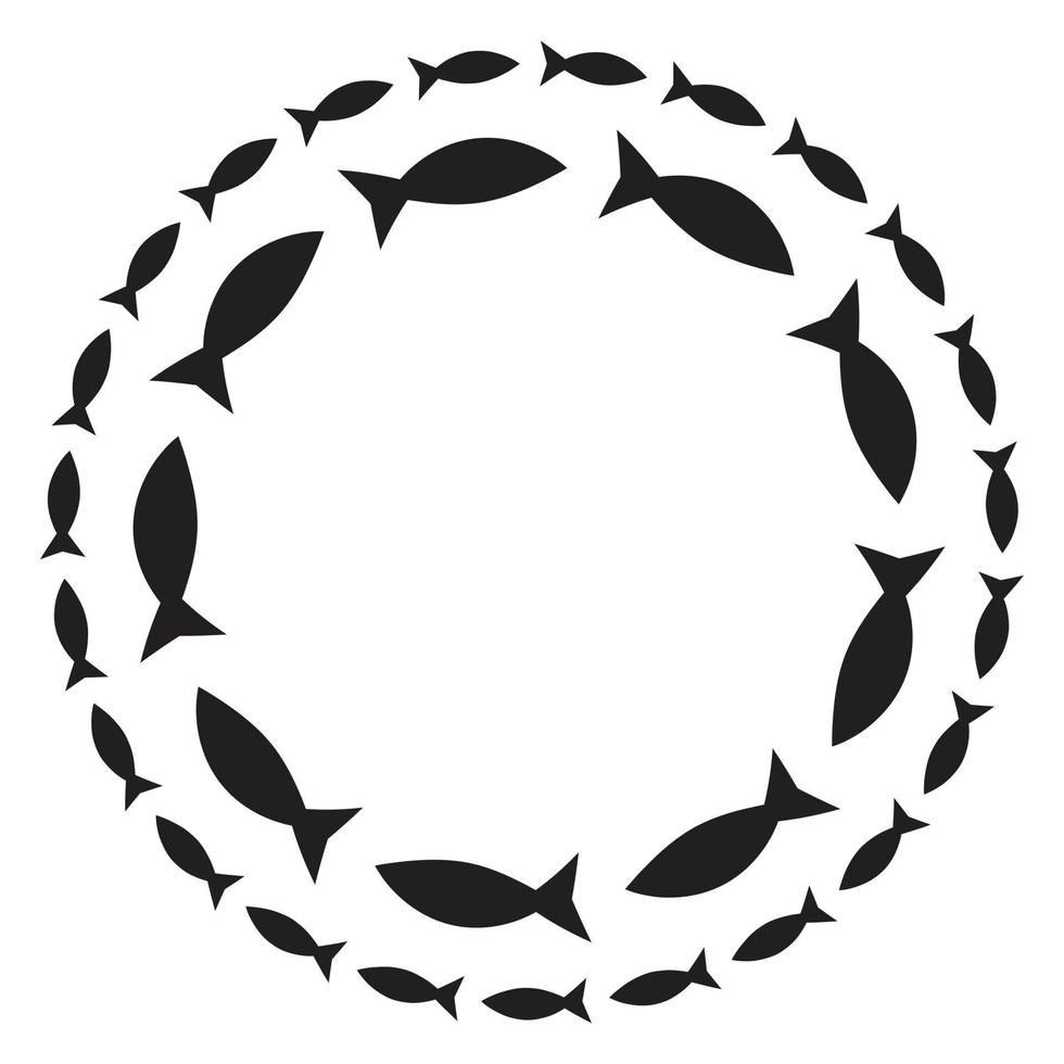 Fish icon. Flat fishes icon. vector