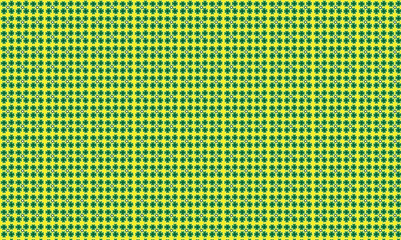 St. Patrick's Day Pattern clover greeting Vector illustration