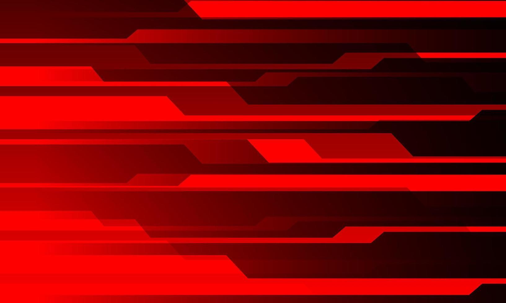 Abstract red tone line cyber circuit pattern design ultramodern futuristic technology background vector
