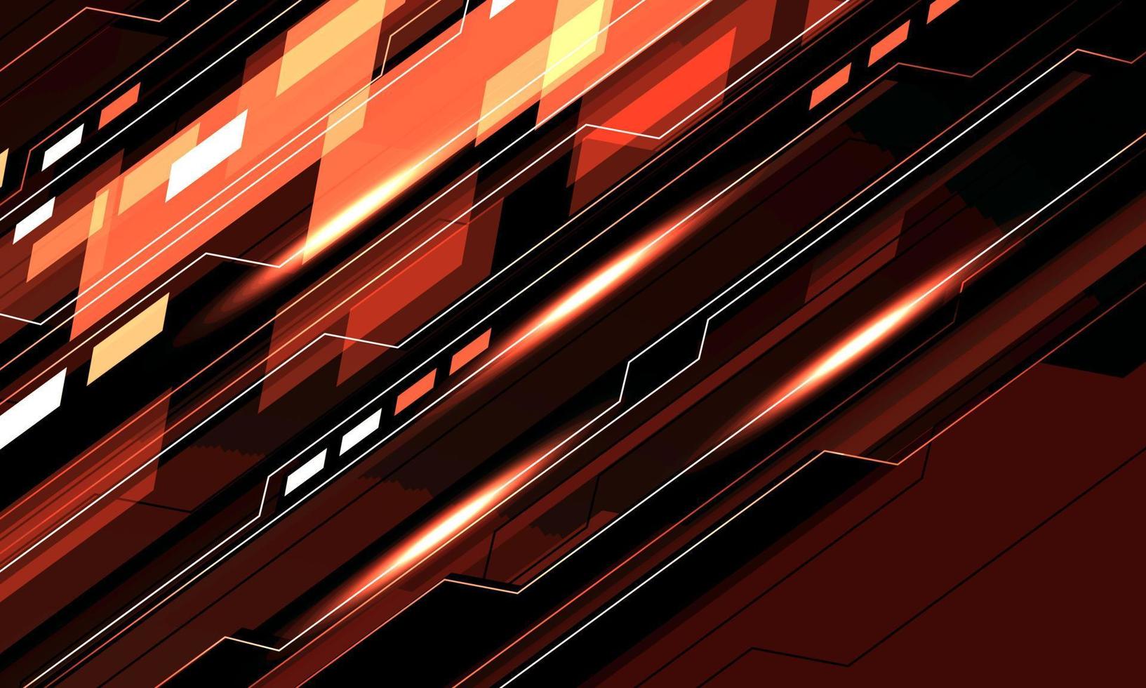 resumen naranja negro línea ciber circuito modelo diseño ultramoderno futurista tecnología antecedentes vector