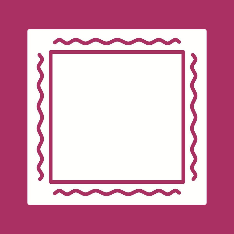 Unique Frame Vector Icon