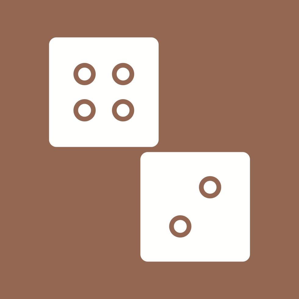 Unique Dice Vector Icon