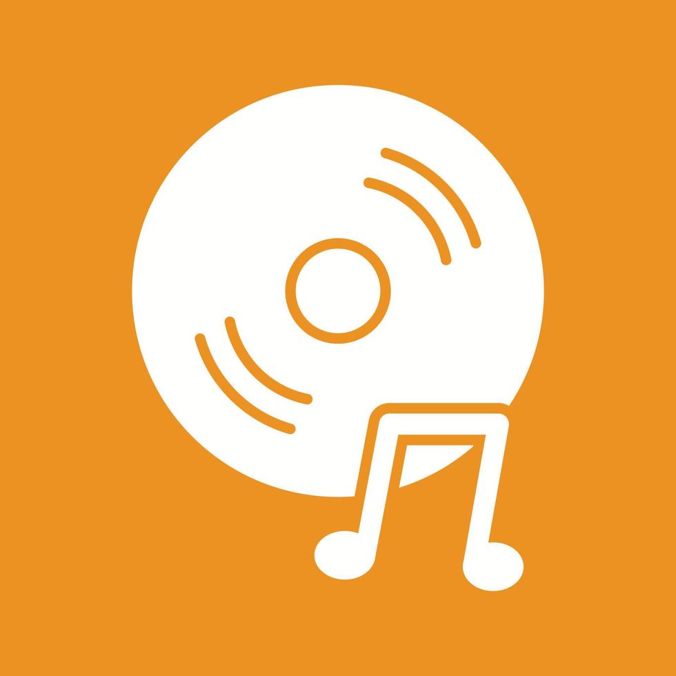 Unique Music CD Vector Icon