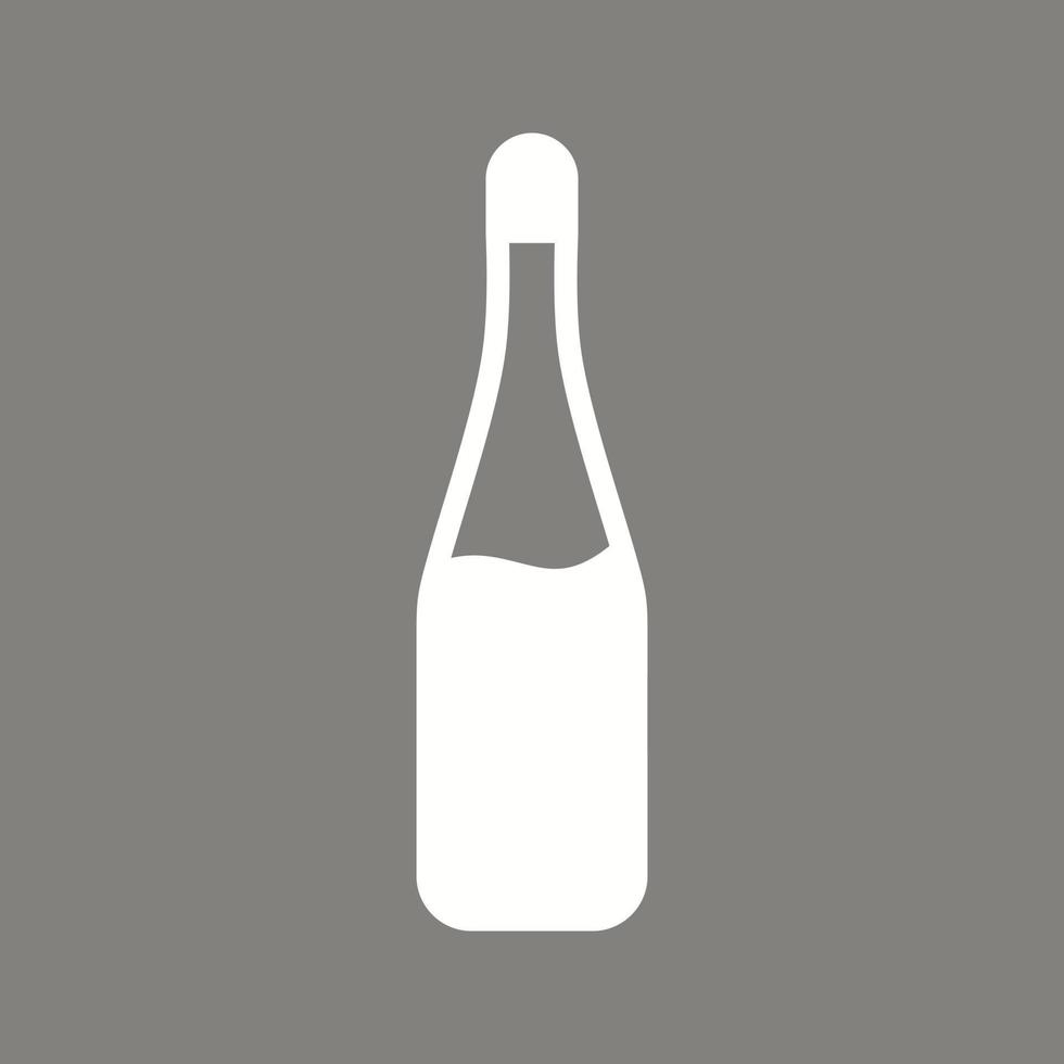 Champagne Bottle Vector Icon