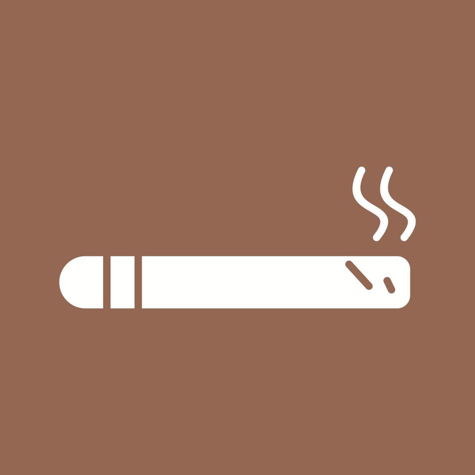 icono de vector de cigarro