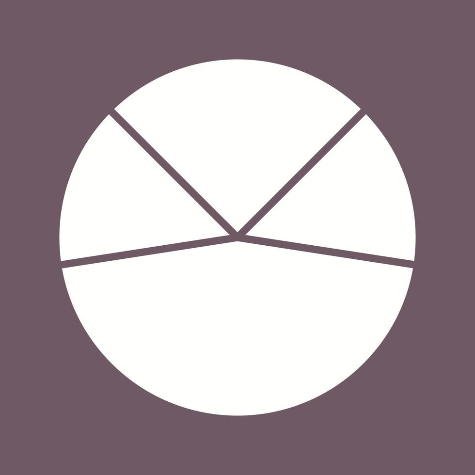 Pie Chart Analysis Vector Icon