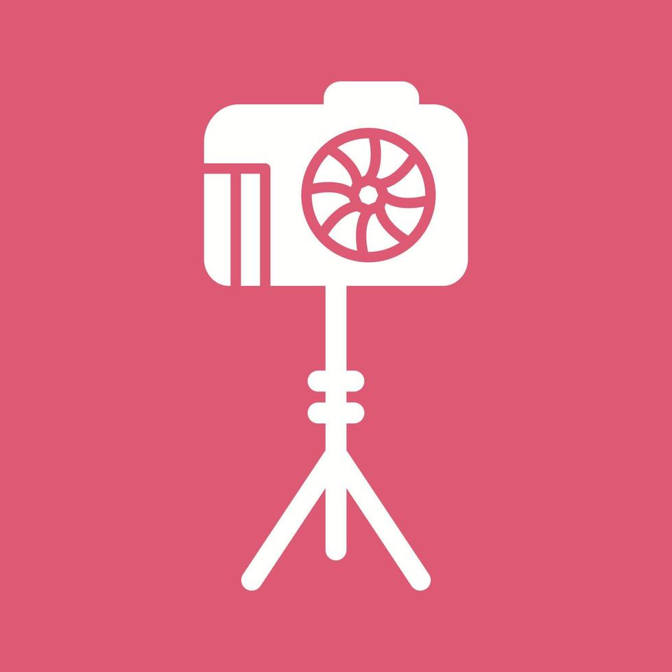 Unique Camera Stand Vector Icon