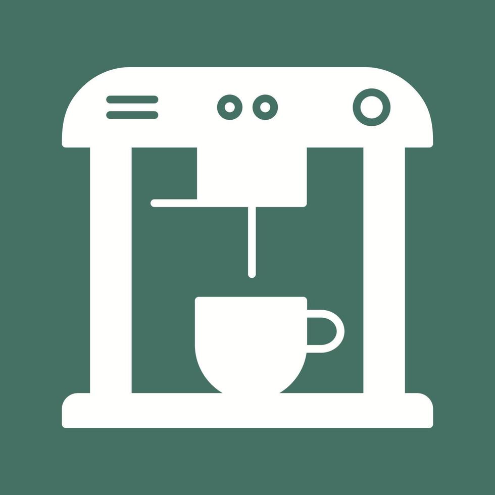 Unique Coffee Machine Vector Icon