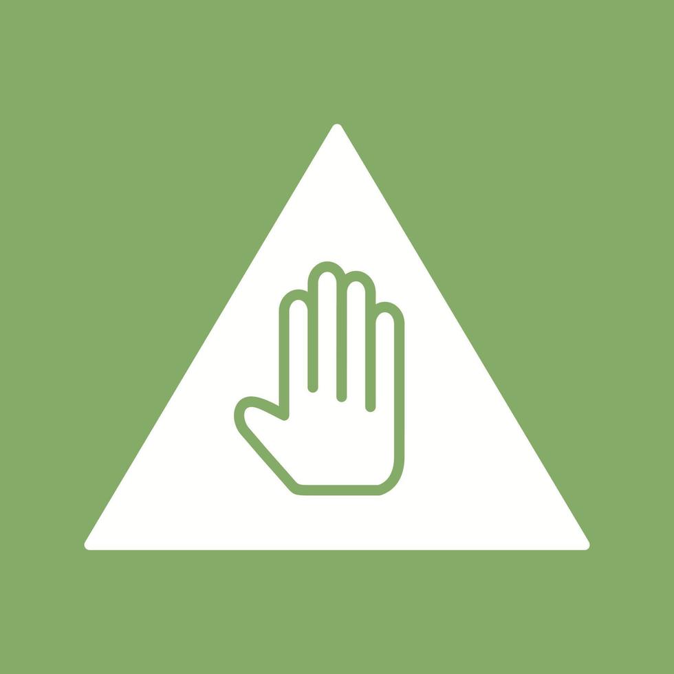 Unique Warning Vector Icon