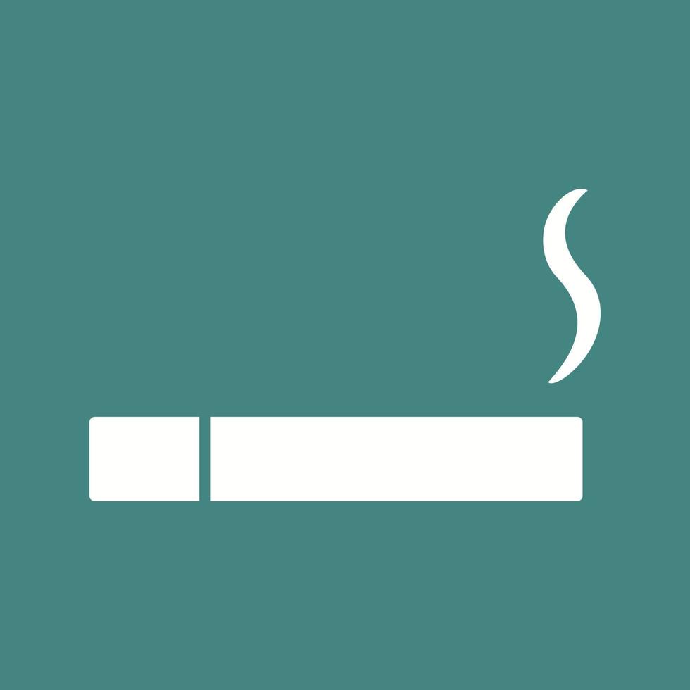 Unique Lit Cigarette Vector Icon