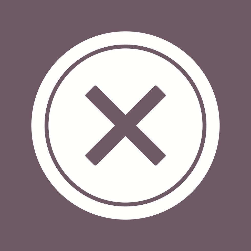 Do Not Cross Vector Icon