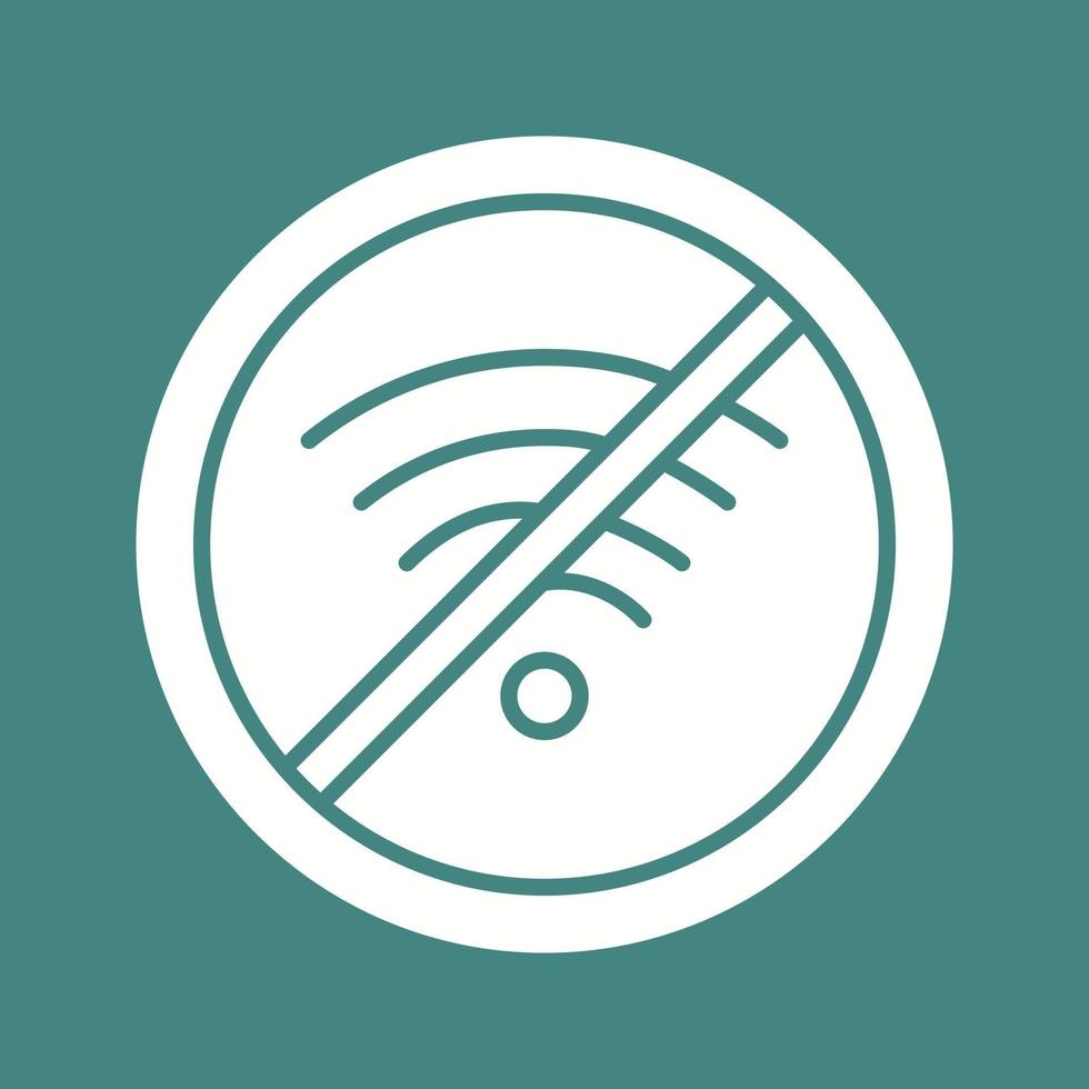 No Wifi Vector Icon