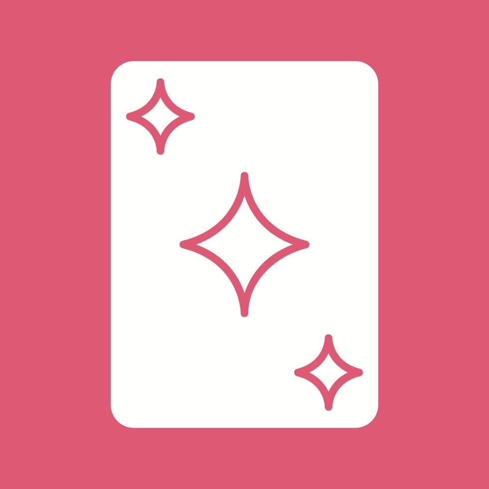 Unique Card Vector Icon