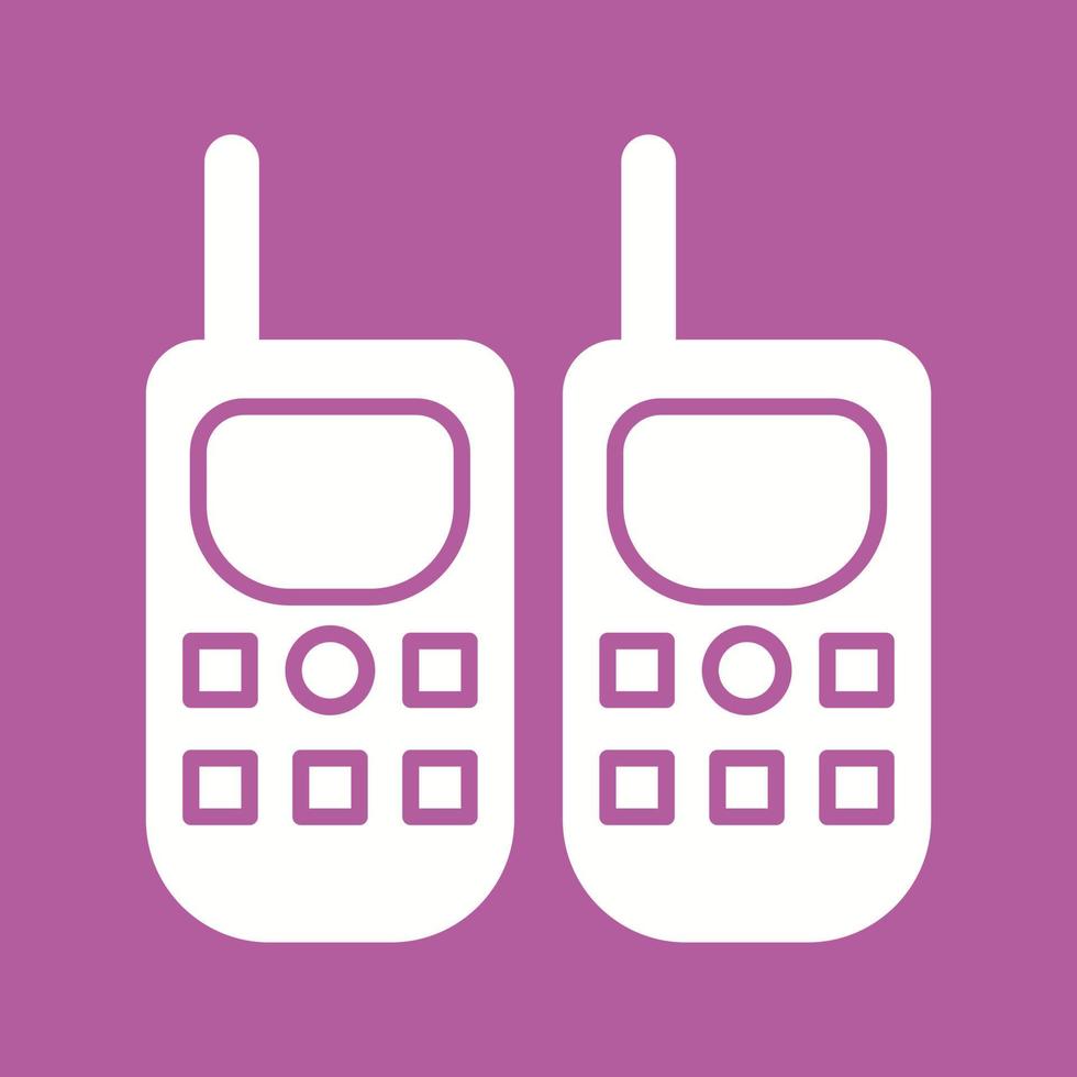 Walkie Talkie Vector Icon