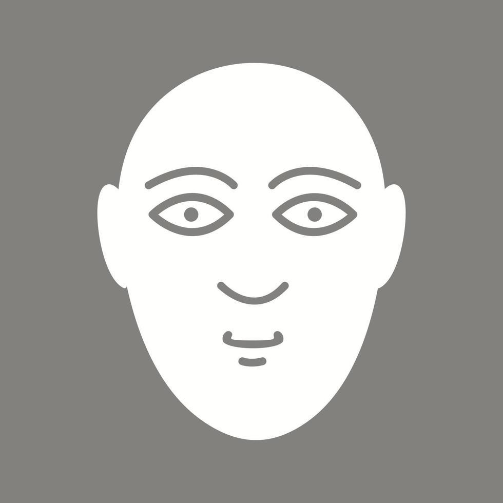 Human Face Vector Icon