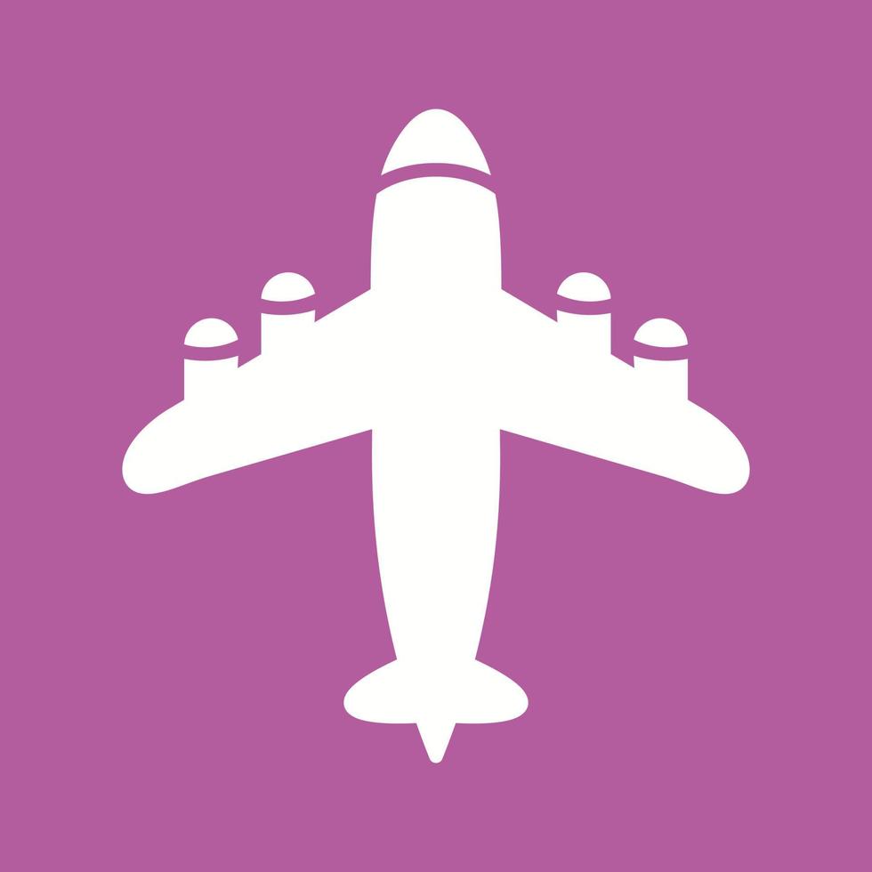 Flying Airplane Vector Icon