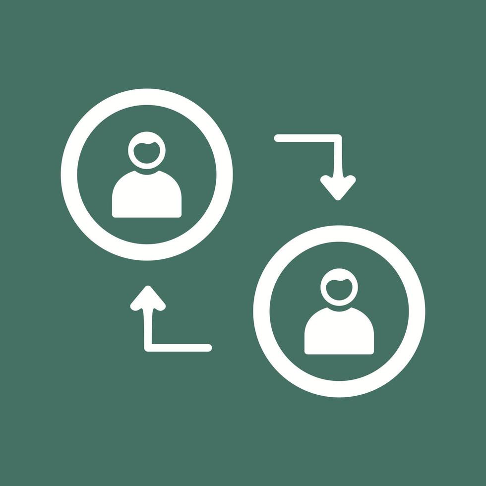 Connected Profiles Vector Icon