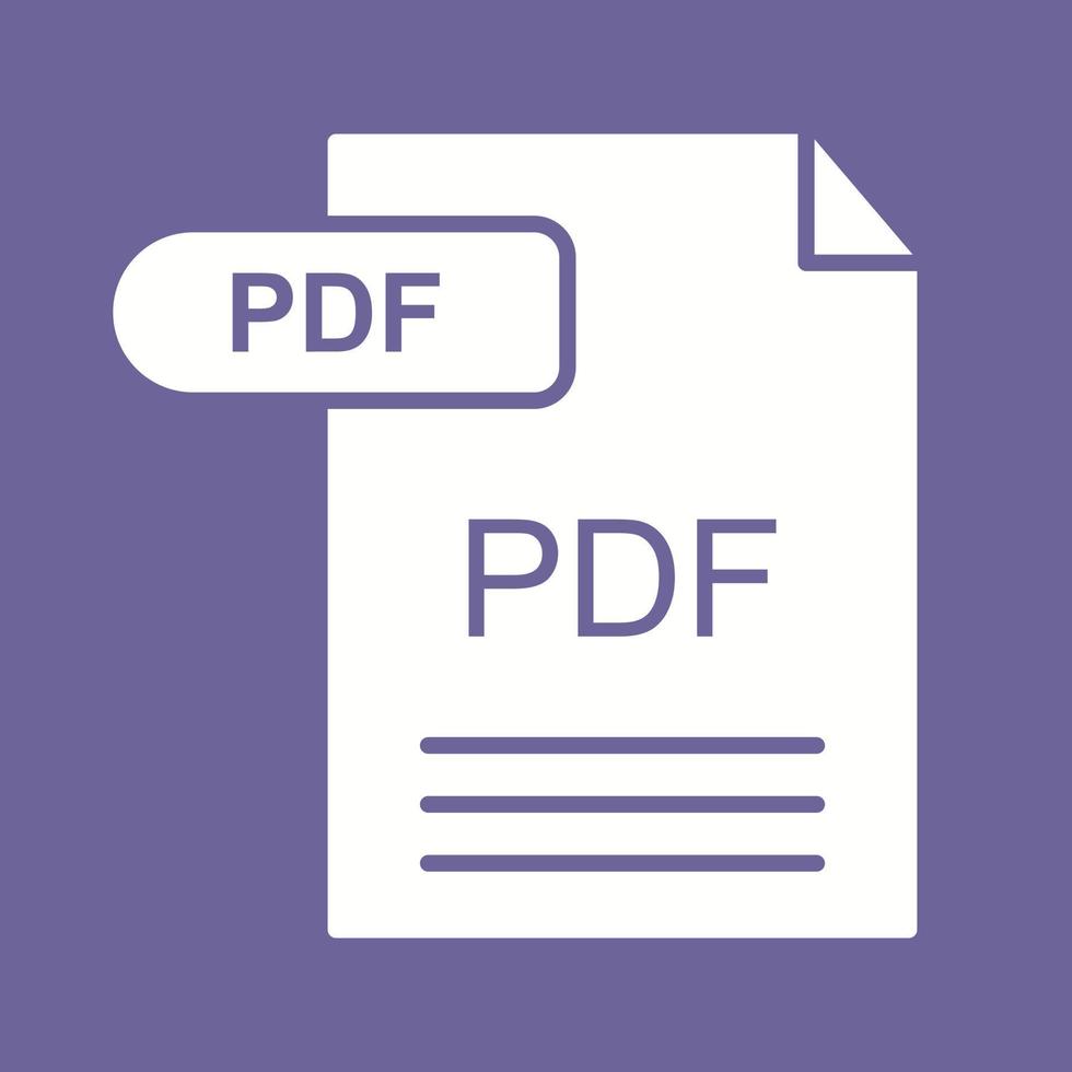 PDF Vector Icon