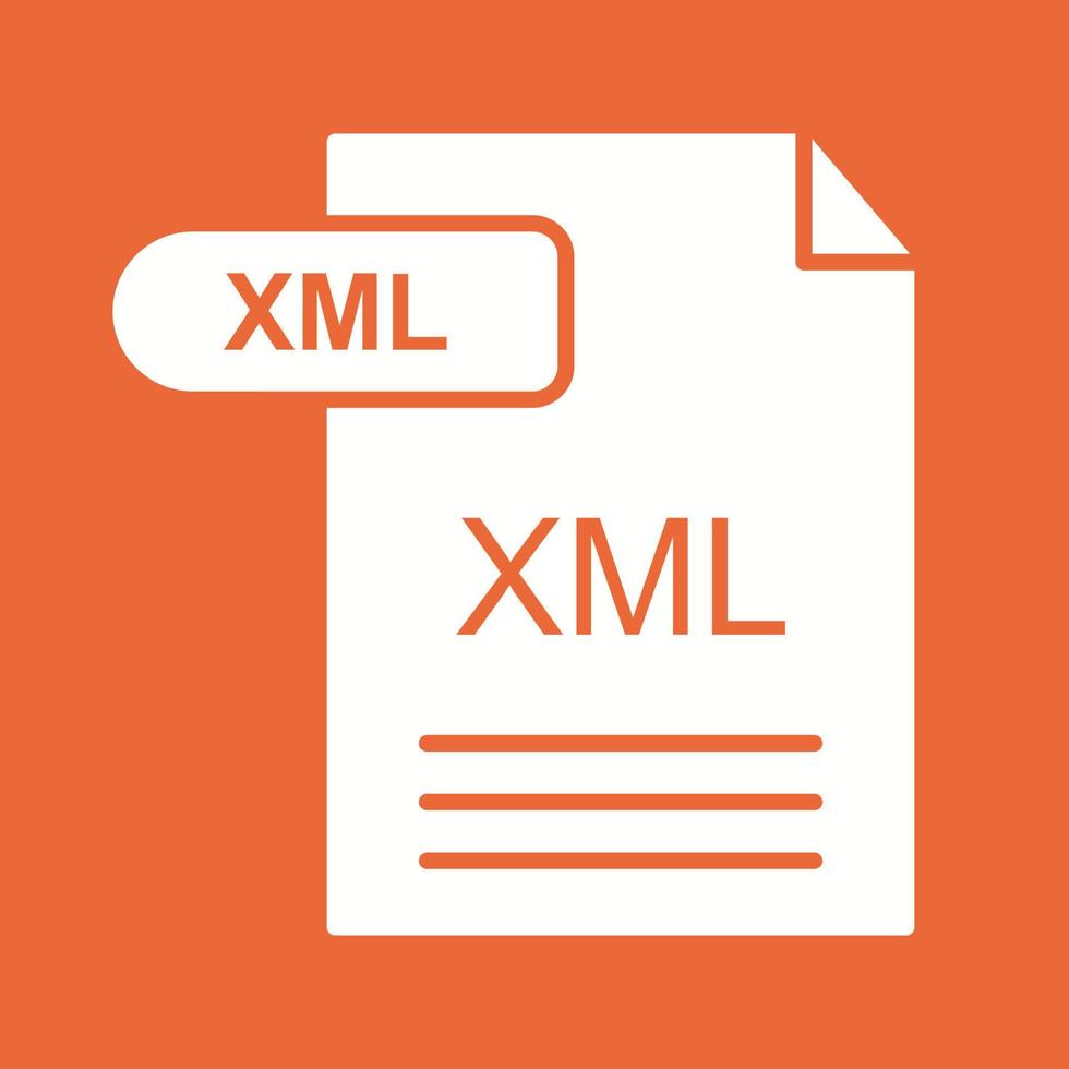 XML Vector Icon