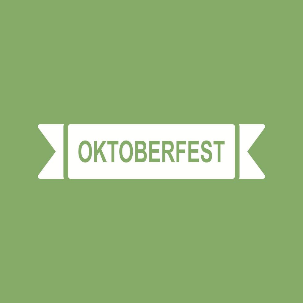 Oktoberfest Banner Vector Icon