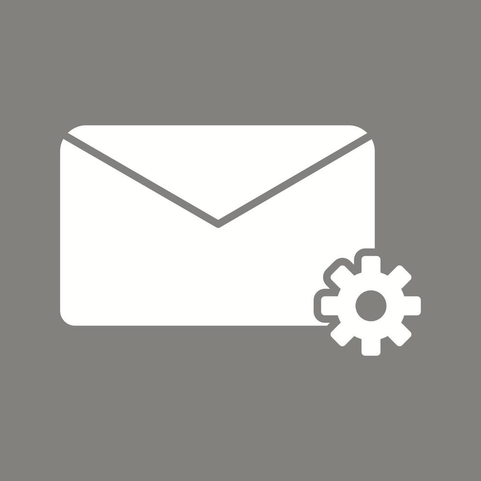 Message Settings Vector Icon