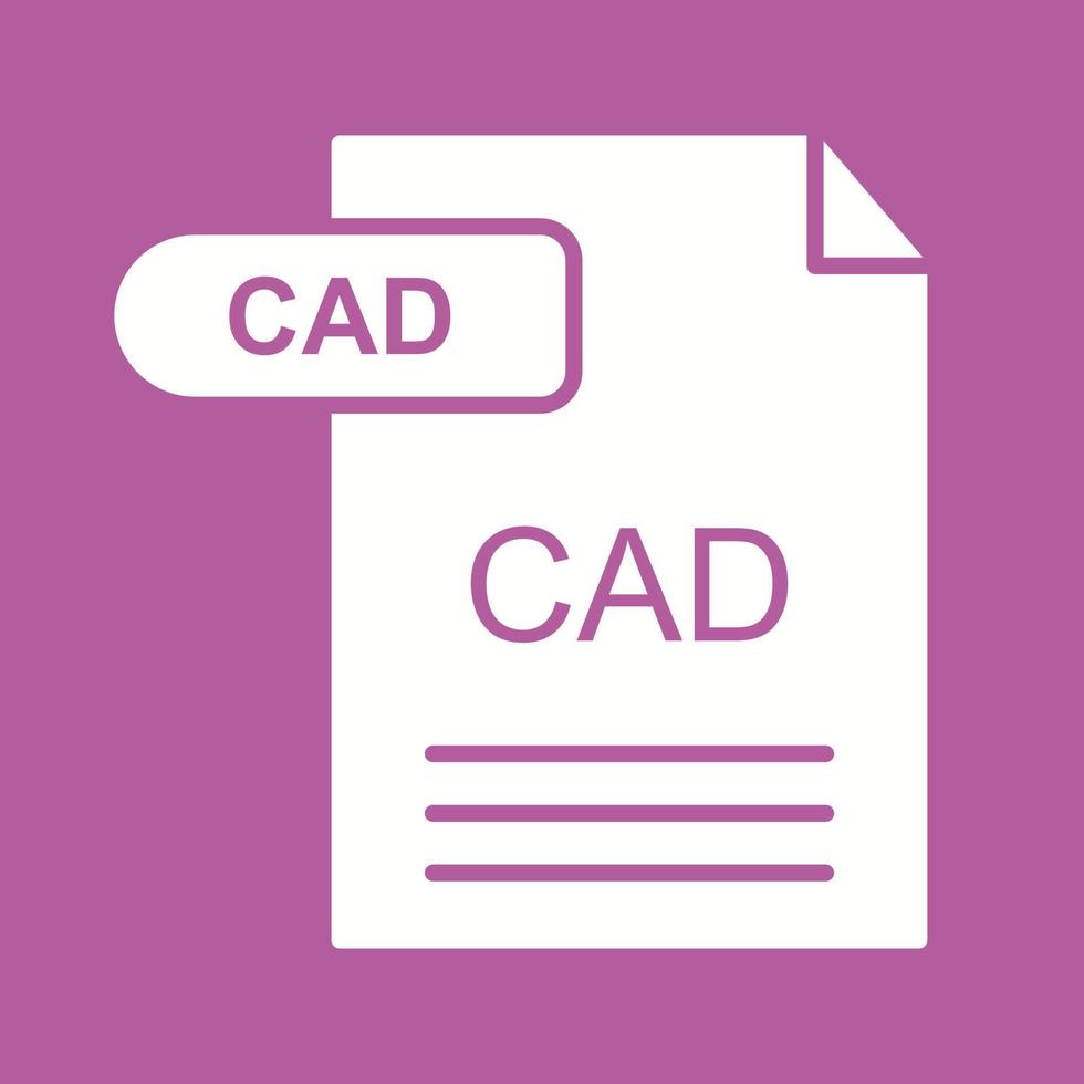 icono de vector de cad