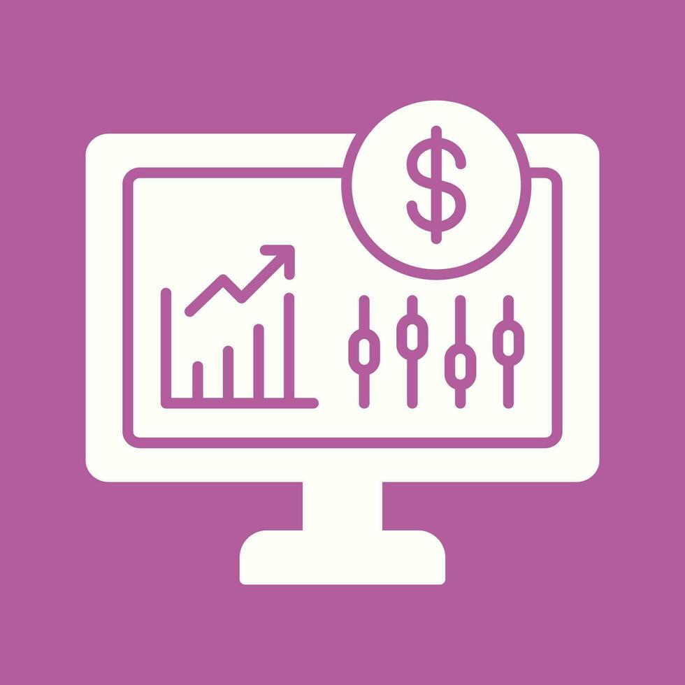 Stock Market Vector Icon