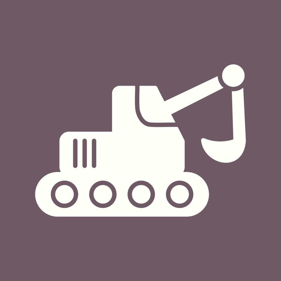 Escavator Vector Icon