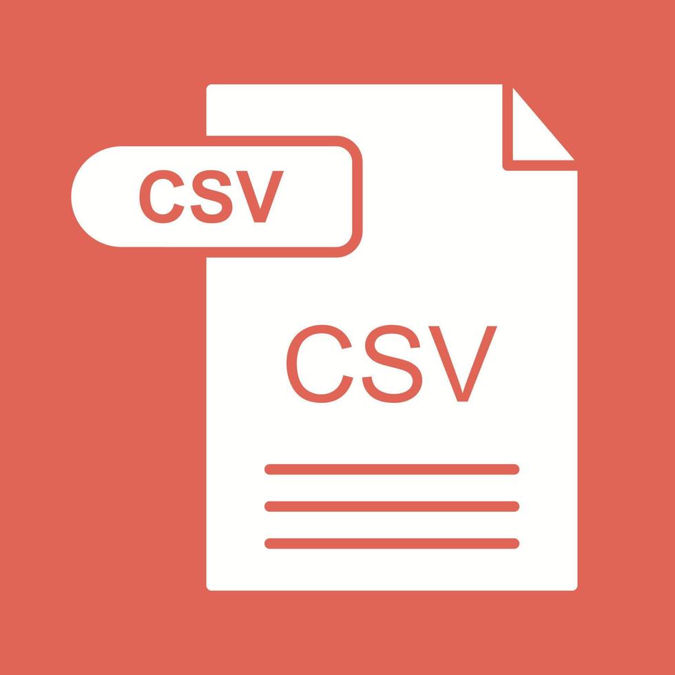 CSV Vector Icon