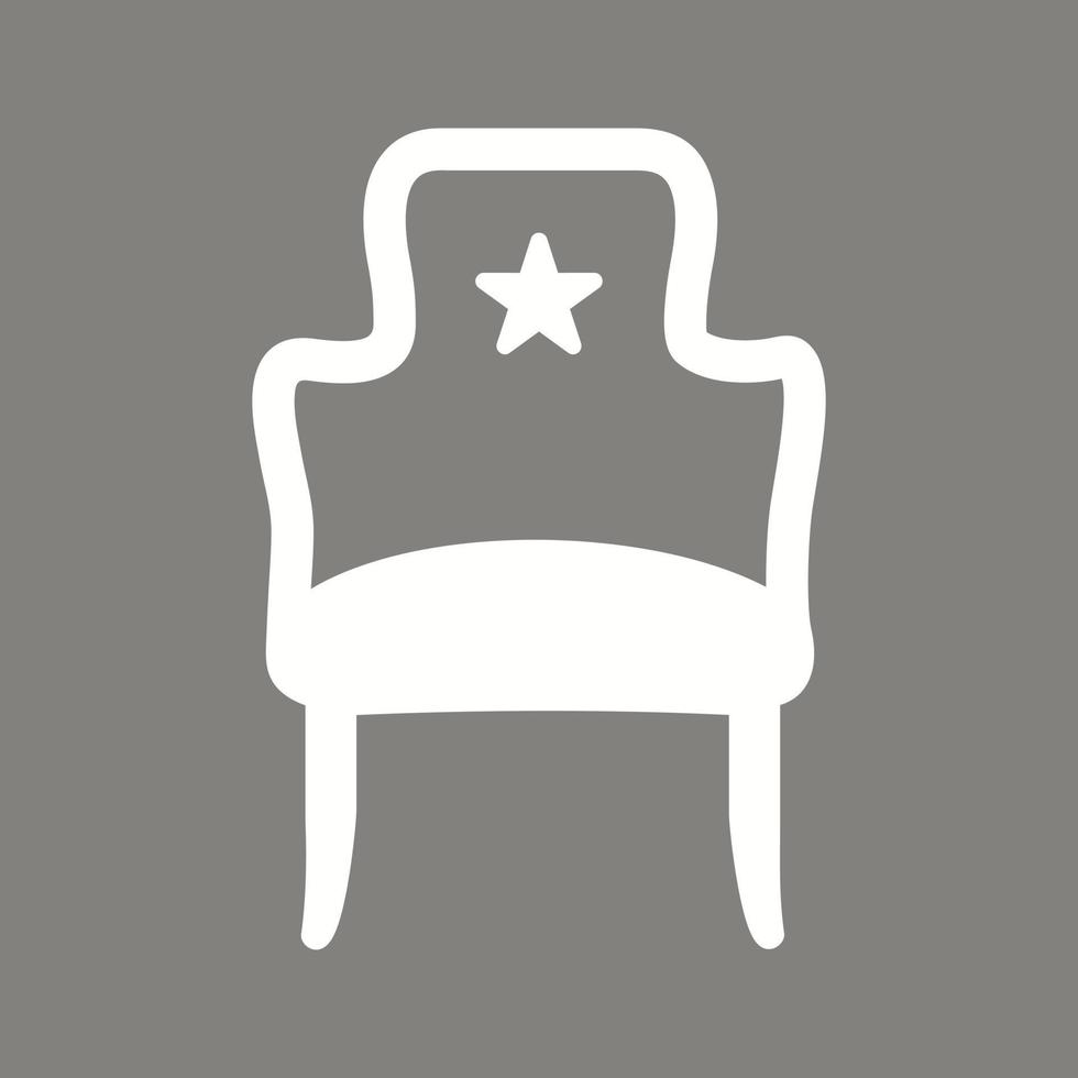 icono de vector de asiento