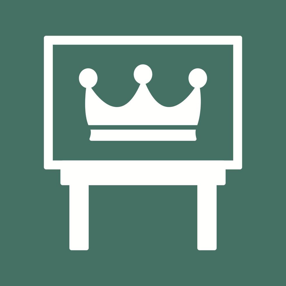 Crown Exhibit Vector Icon