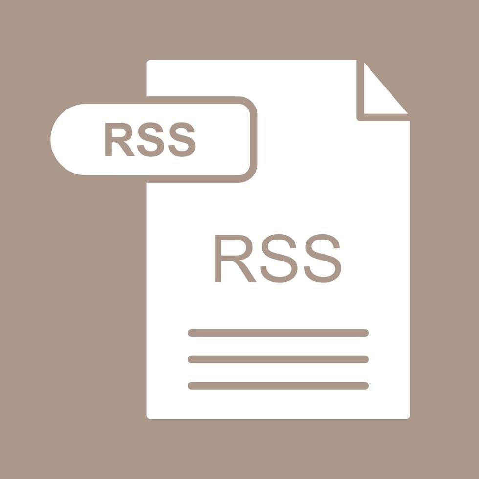 icono de vector de rss