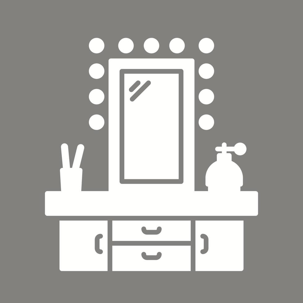 Dressing Table Vector Icon
