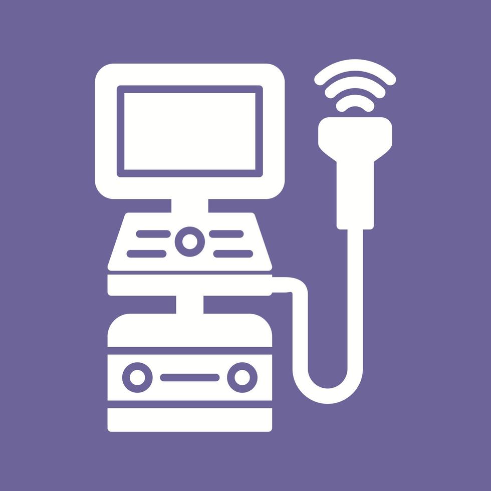 Ultrasound Machine Vector Icon
