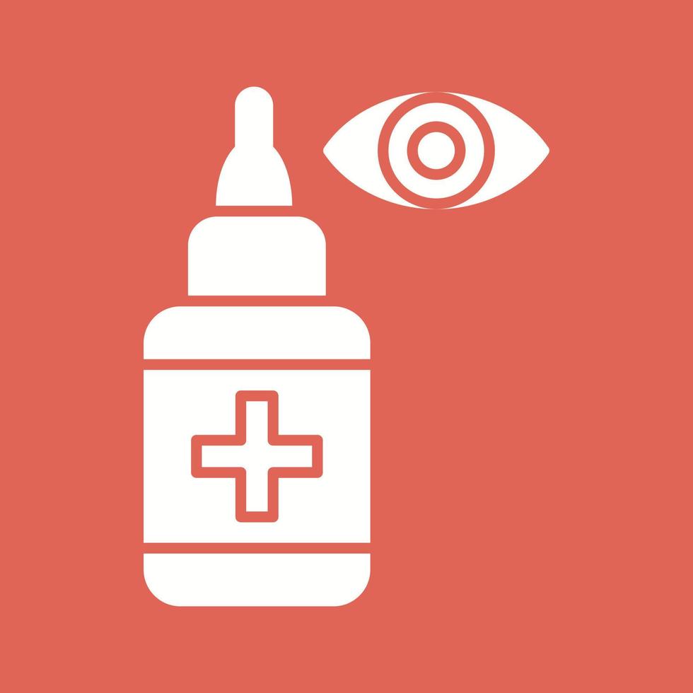 Eye Drop Vector Icon