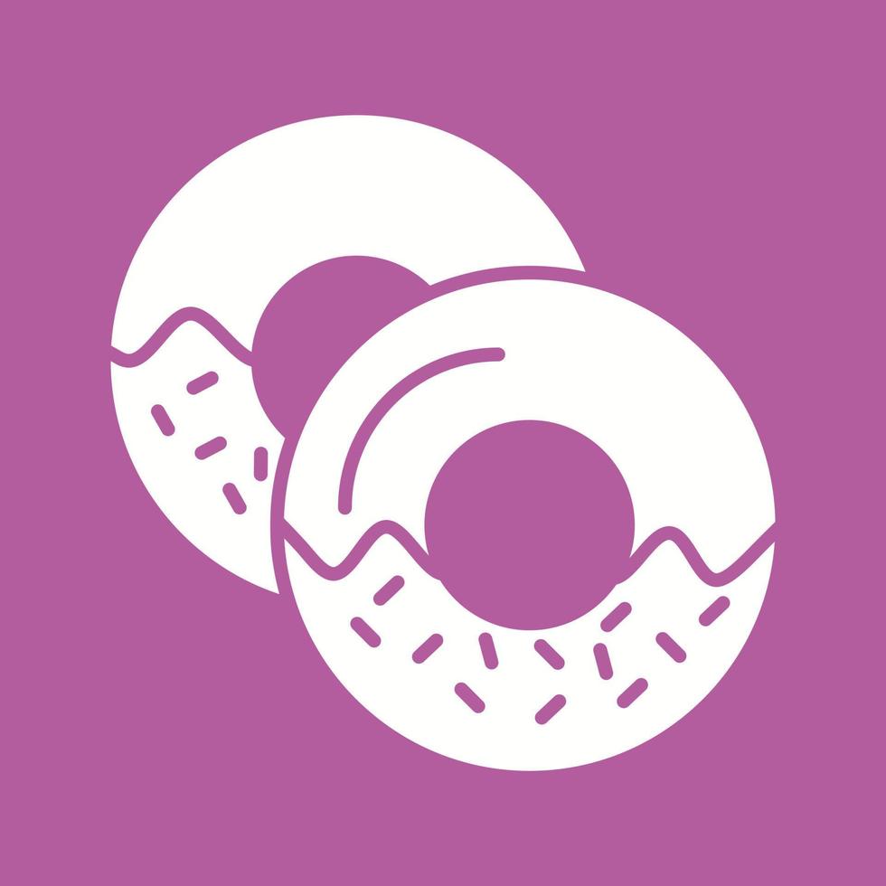 icono de vector de donut