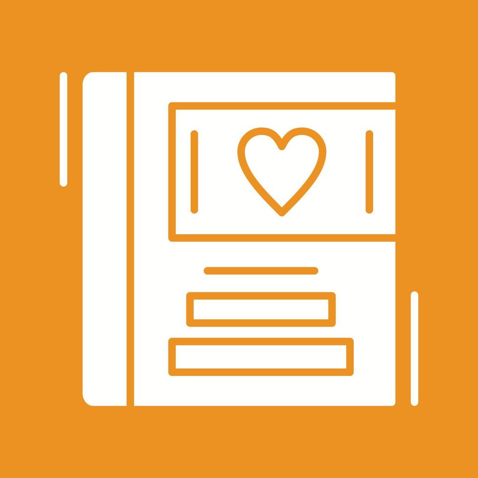 Wedding Album Vector Icon