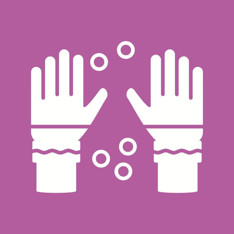 Winter Gloves Vector Icon