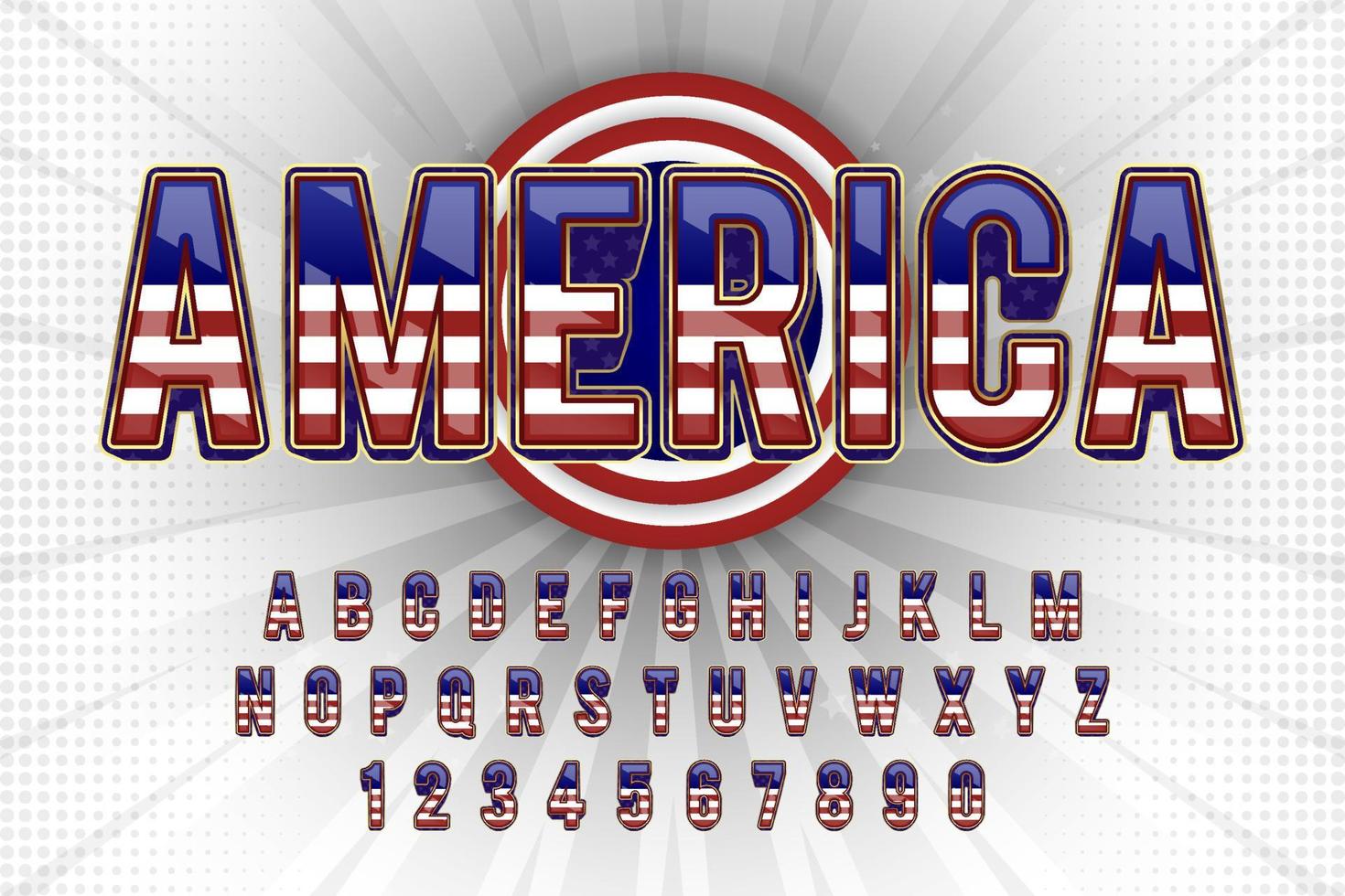 decorative president's day text effect vector